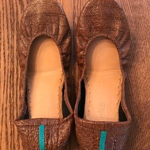 Tieks Sienna Brown Croc